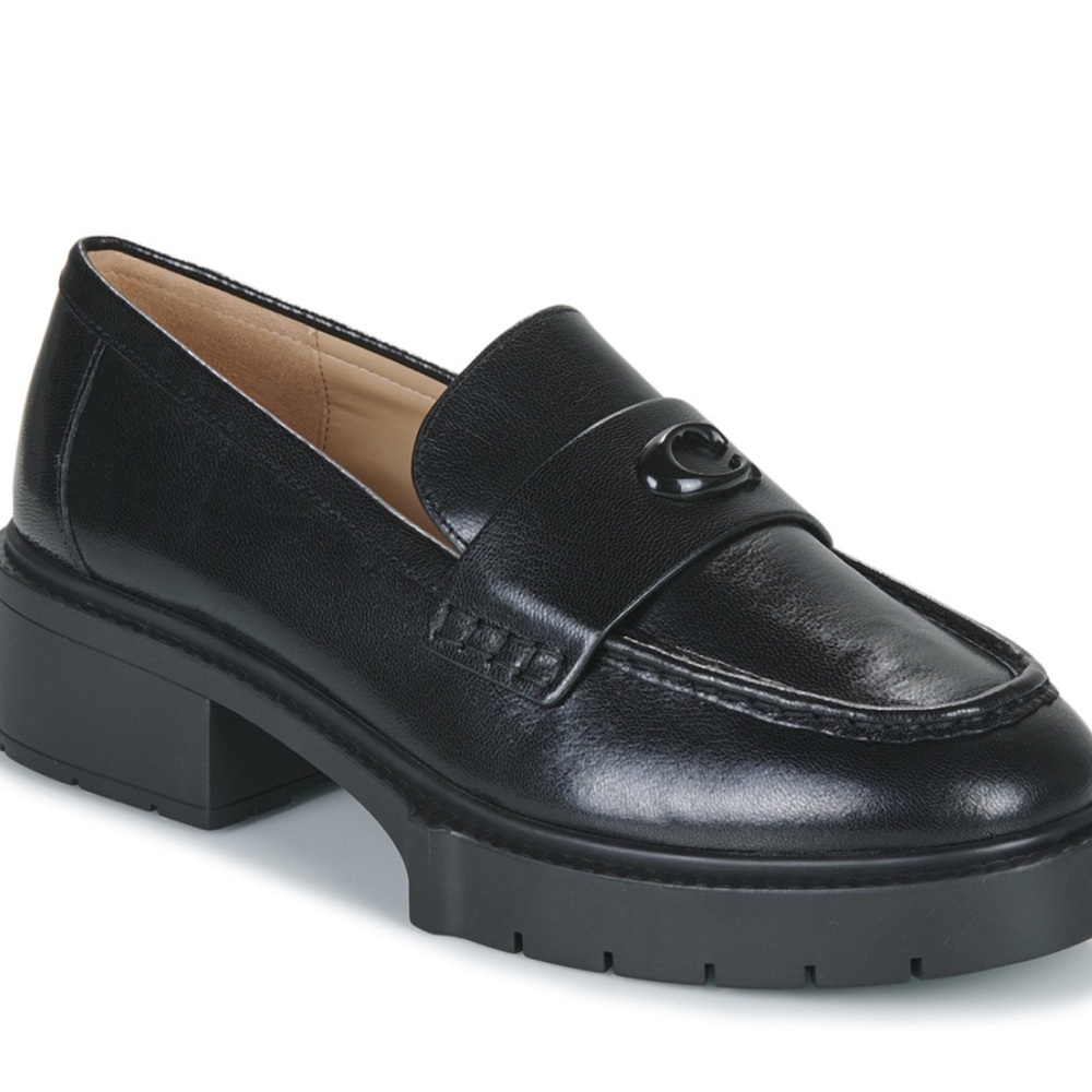 Coach Leah  Loafers Black Size 6.5
